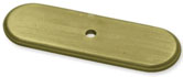 antique brass knob backplate