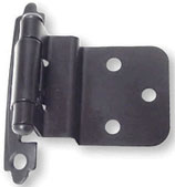 flat black self closing hinge